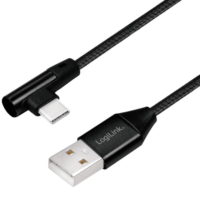 LogiLink CU0137 USB-kabel USB 2.0 0,3 m USB A USB C Sort