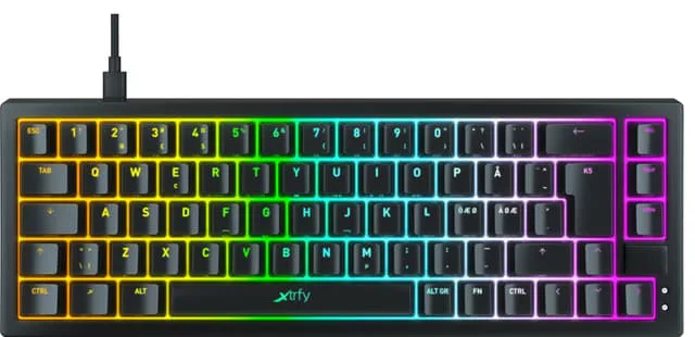 CHERRY XTRFY Xtrfy K5 RGB Compact tangentbord gaming