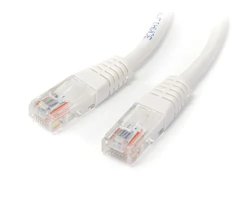 StarTech.com M45PAT15MWH, 15 m, Cat5e, U/UTP (UTP), RJ-45, RJ-45