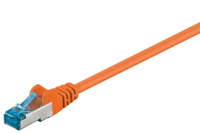 Patchkabel CAT 6A, S/FTP (PiMF), orange, 7,5 m