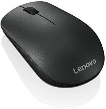 Lenovo 400 - Mus - höger- och vänsterhänta - optisk - 3 knappar - trådlös - 2.4 GHz - trådlös USB-mottagare - svart