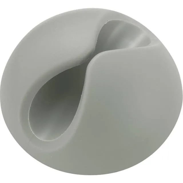 TRU COMPONENTS 547611 Kabelhållare självhäftande Grå
