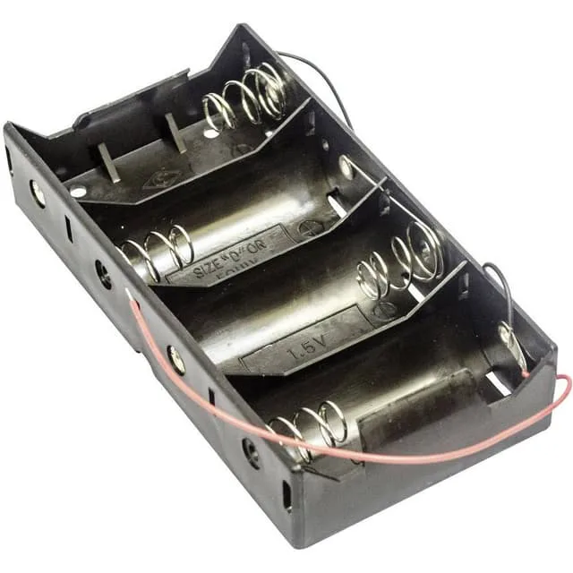 MPD BH4DW Batterihållare 4x D (R20) Kabel
