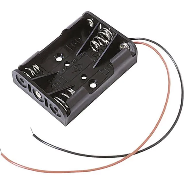 MPD BC3AAAW Batterihållare 3x AAA (R03) Kabel