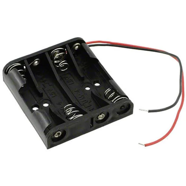 MPD BC4AAAW Batterihållare 4x AAA (R03) Kabel