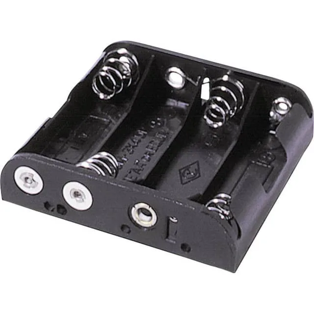 MPD BC4AAB Batterihållare 4x AA (R6) Kontaktpol (L x B