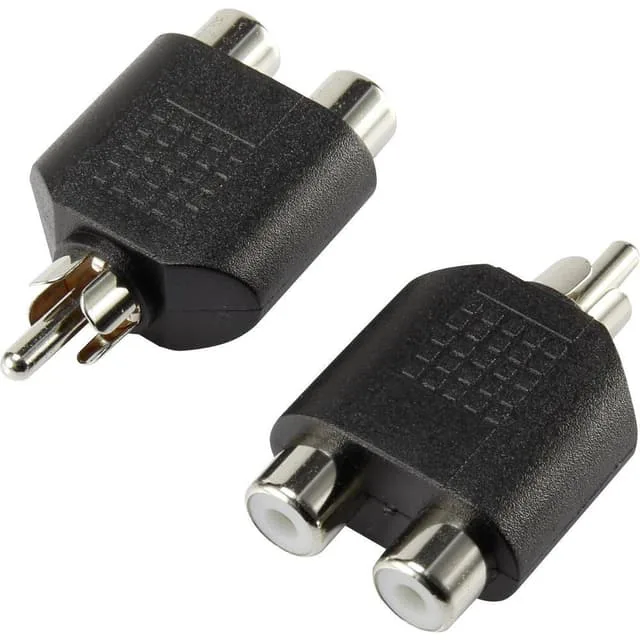 SpeaKa Professional RCA Audio Y-adapter [1x RCA-hane