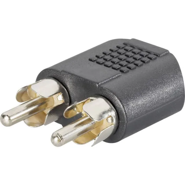 SpeaKa Professional RCA / Teleplugg Audio Y-adapter [2x]