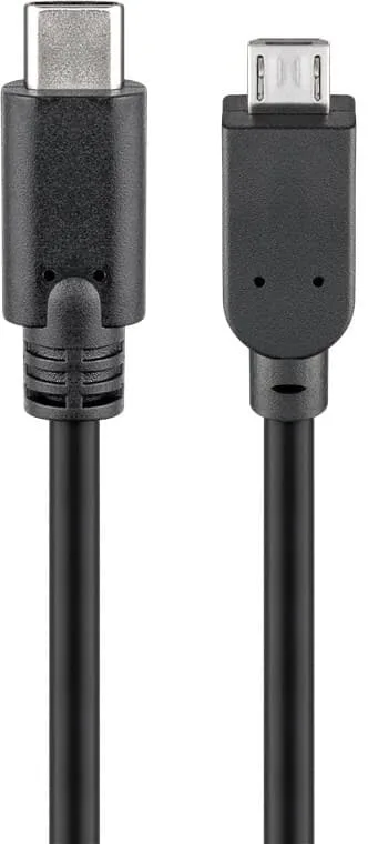 goobay USB 2.0-kabel USB-C™ till Micro-B 2.0
