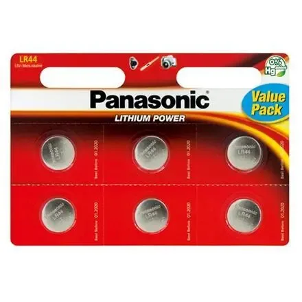 Panasonic CELL Power AG13/LR44/357, Micro Alkaline, 6 st