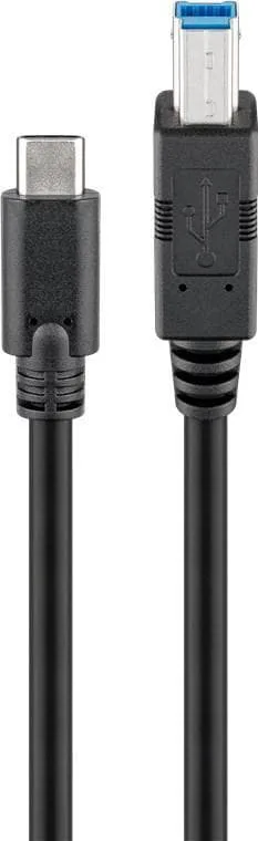 goobay USB 3.0-kabel USB-C™ till B