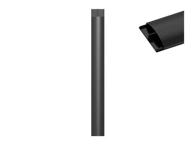 Multibrackets Cable Cover SS Black 75mm W