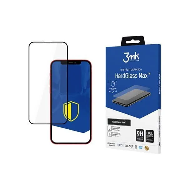 3MK HardGlass Max z aplikatorem do Apple iPhone 15 Plus/16 Plus