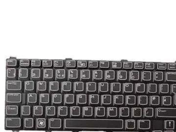 DELL 7M2GV, Tangentbord, Engelsk, Tangentbord med bakgrundsbelysning, DELL, Alienware M17x