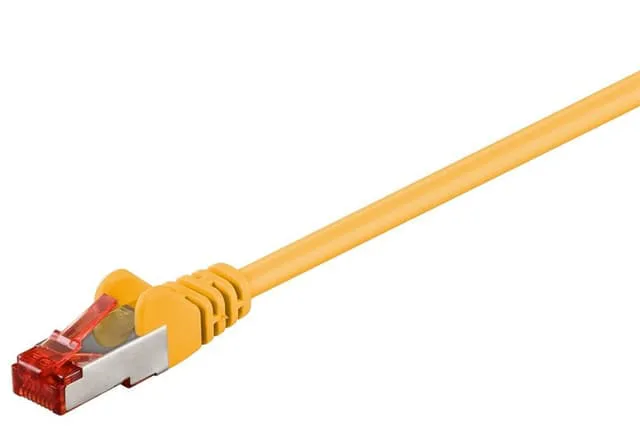 Patchkabel CAT 6, S/FTP (PiMF), Gul, 1,5 m
