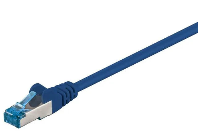 Goobay Patchkabel CAT 6A, S/FTP (PiMF), blå, 2 m