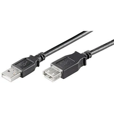 goobay USB 2.0 Hi-Speed förlängningskabel USB 2.0 hane