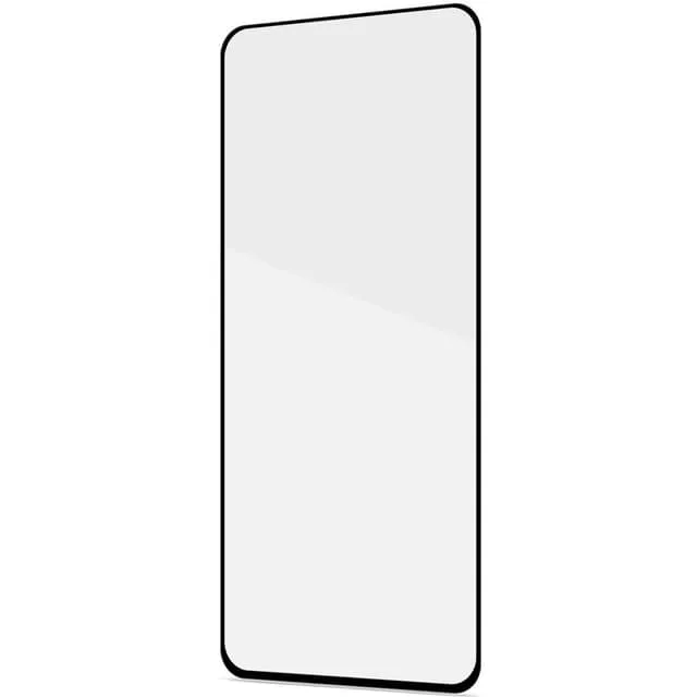 Celly - Skärmskydd för mobiltelefon - helt i glas - glas - ramfärg svart - för Samsung Galaxy A03s