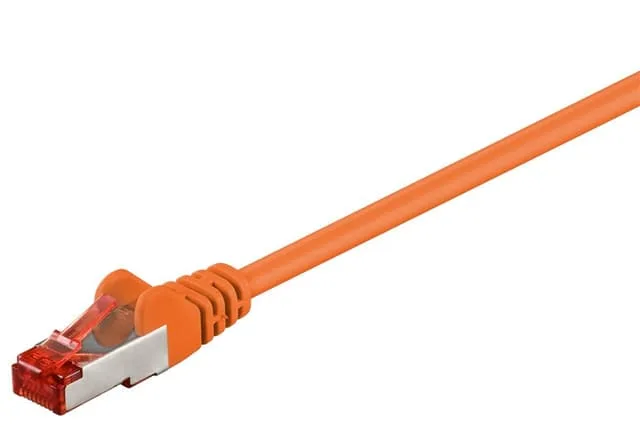 Patchkabel CAT 6, S/FTP (PiMF), orange, 50 m