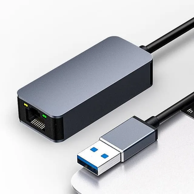 Nördic USB-A till 2,5Gbps LAN Adapter 15cm