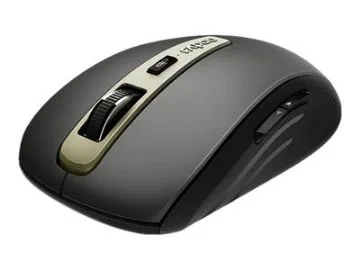 Rapoo MT350 - Mus - optisk - 6 knappar - trådlös - 2.4 GHz, Bluetooth 4.0, Bluetooth 3.0 - trådlös USB-mottagare - svart