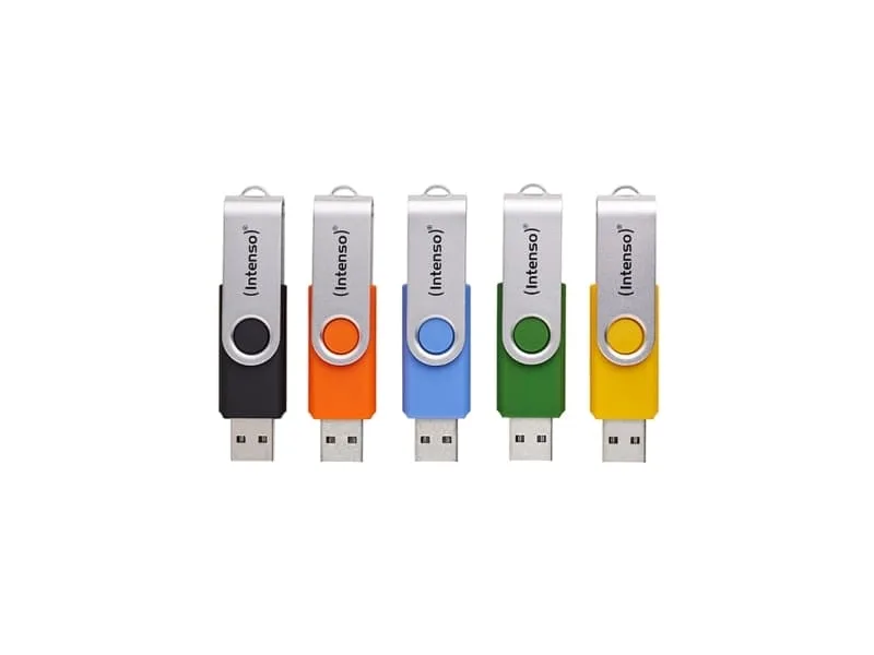 Intenso USB Flash Drive Office Line 3543595 3.2 5St. Multipack