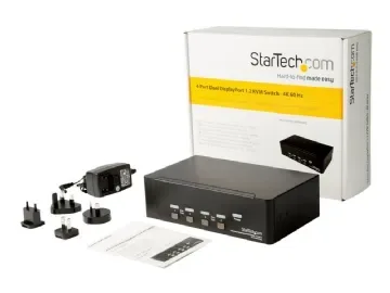 StarTech.com 4-ports Dual DisplayPort KVM-switch