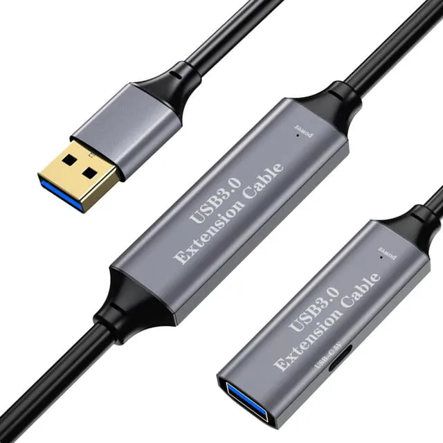 Nördic Aktiv 10m USB3.1 förlängningskabel 5Gbps USB