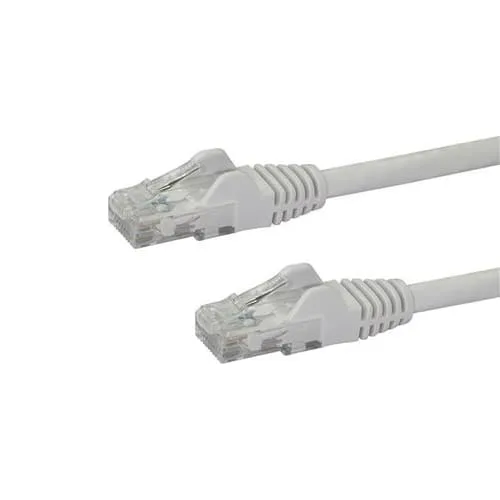 StarTech.com Cat6-patchkabel med hakfria RJ45-kontakter – 2 m, vit