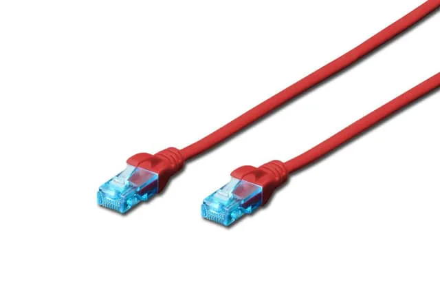 Digitus CAT 5e U-UTP Patch-sladd, PVC AWG 26/7, Modular RJ45 (8/8) kon