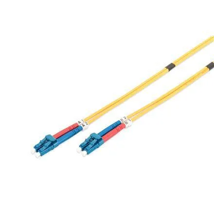 Digitus FO patchkabel, duplex, LC till LC SM OS2 09/125 µ, 1 m