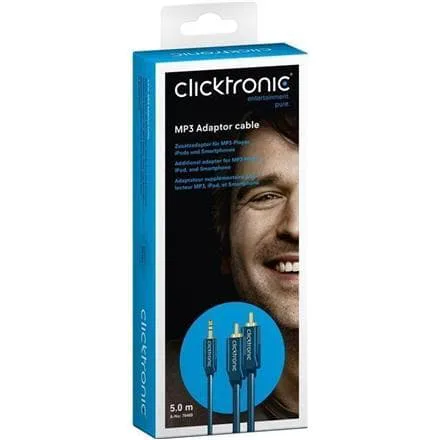 ClickTronic 3m MP3 Adapter lydkabel