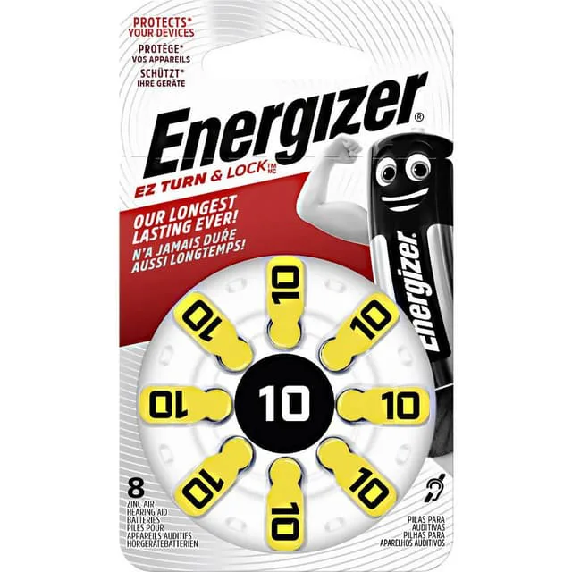 Energizer Hearing Aid PR70 Knappcell ZA 10 Zink-luft 91