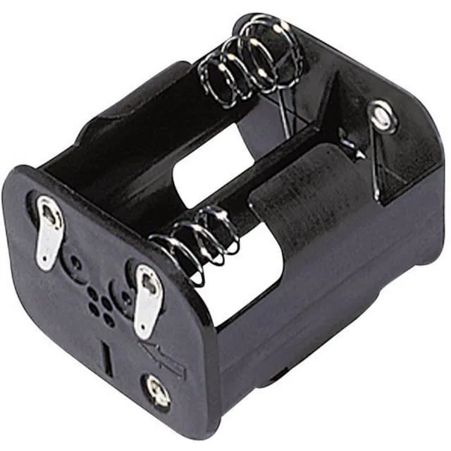 MPD BH443D Batterihållare 4x R14 Lödanslutning