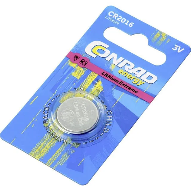 Conrad energy Knappcell CR 2016