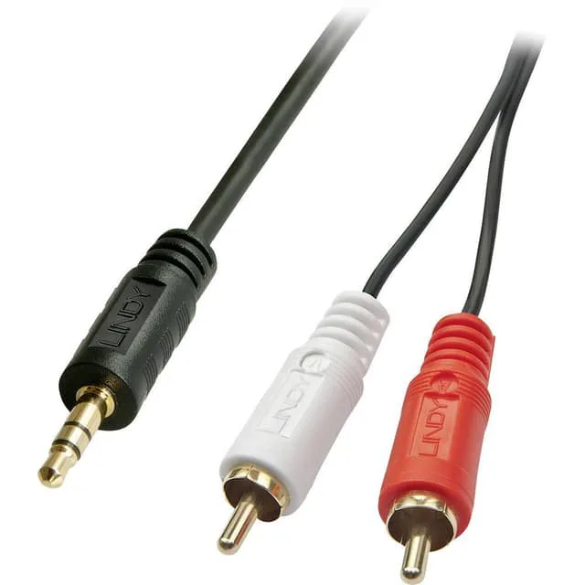 LINDY RCA / Teleplugg Audio Anslutningskabel [2x]