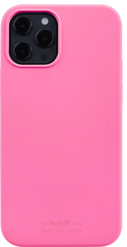 Holdit Silicone iPhone 12/12 Pro fodral (rosa)