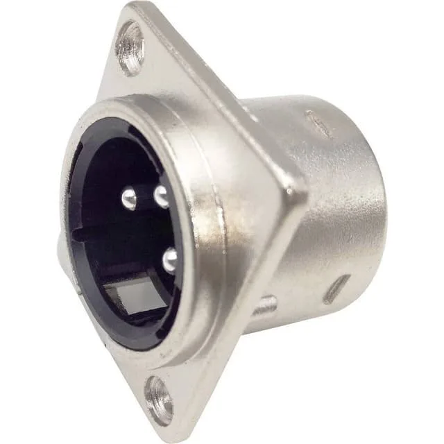 TRU COMPONENTS 1408818 XLR-kontakter Flänsstickkontakt