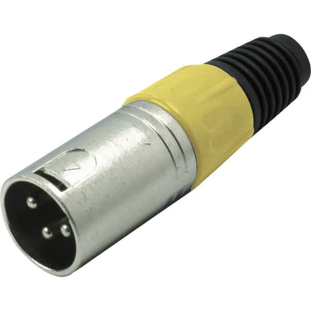 Kash 55002-Y XLR-kontakter Kontakt hane rak