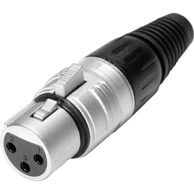 Hicon HI-X5CF-M XLR-kontakter Hona rak