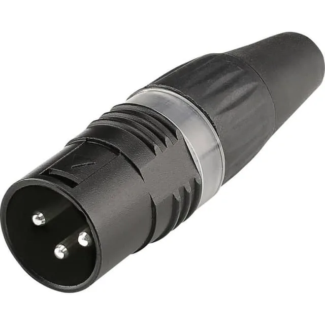 Hicon HI-X3CM-BLK XLR-kontaktkoppling