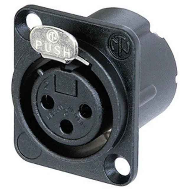 Neutrik NC3FD-LX-B XLR connector