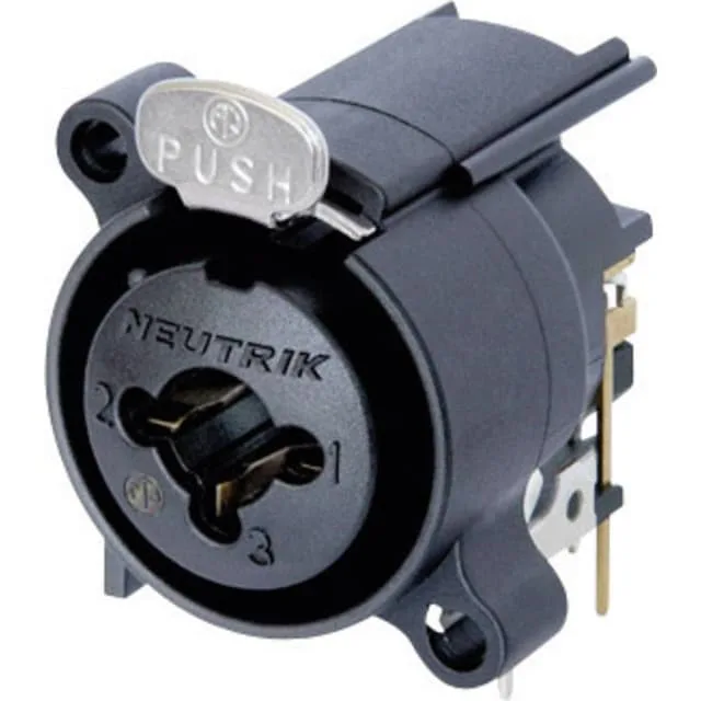 Neutrik NCJ6FA-H XLR-kontakter Flänsanslutning