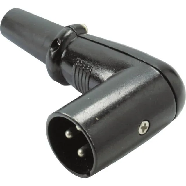 Kash 55006 KASH XLR-kontakter Kontakt hane vinklad
