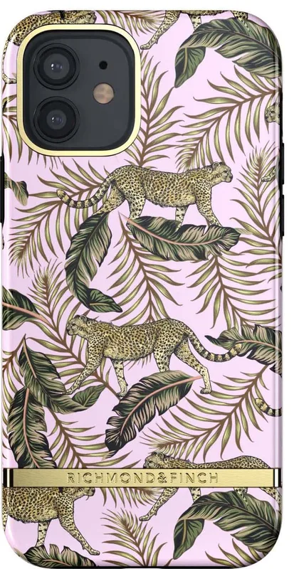 R&F telefonfodral för iPhone 12/12 Pro (pink jungle)