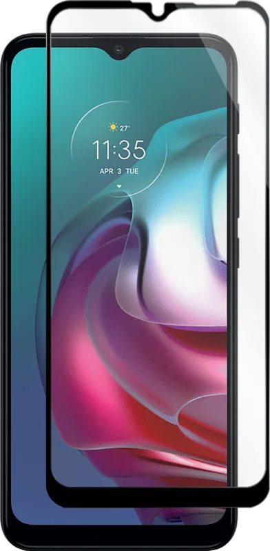 Panzer Full-Fit Motorola Moto G30 skärmskydd