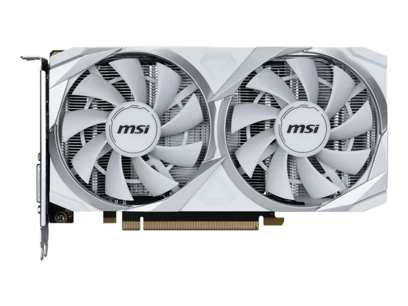 MSI - Grafikkort - 8 GB GDDR6 - HDMI, DisplayPort, DVI - vit