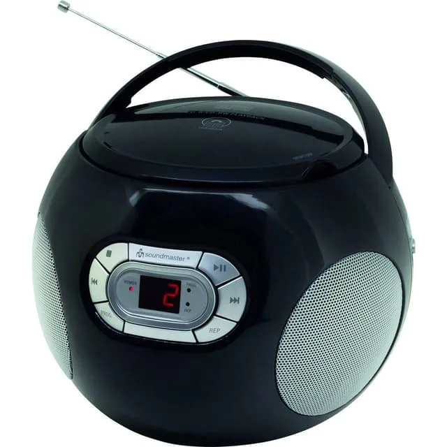 soundmaster SCD2120SW CD-radio FM AUX, CD Svart
