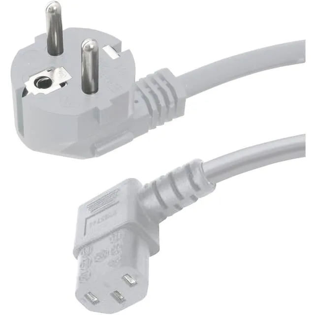 HAWA 1008239 IEC Anslutningskabel Grå 2.50 m