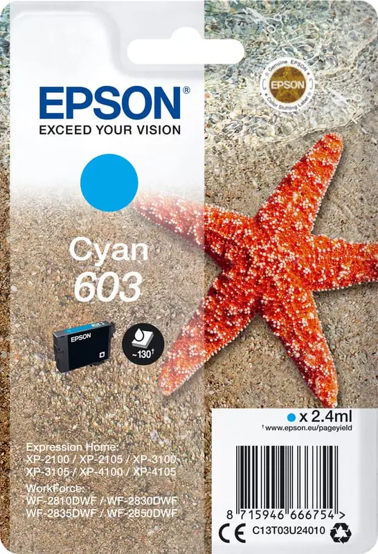 Epson 603 - cyan - original
